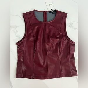 7 For All Mankind Burgundy Tank Top